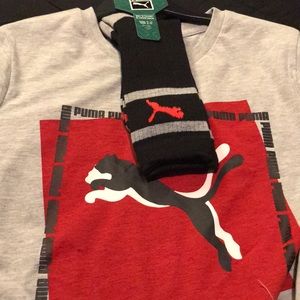 Puma shirt and sock set